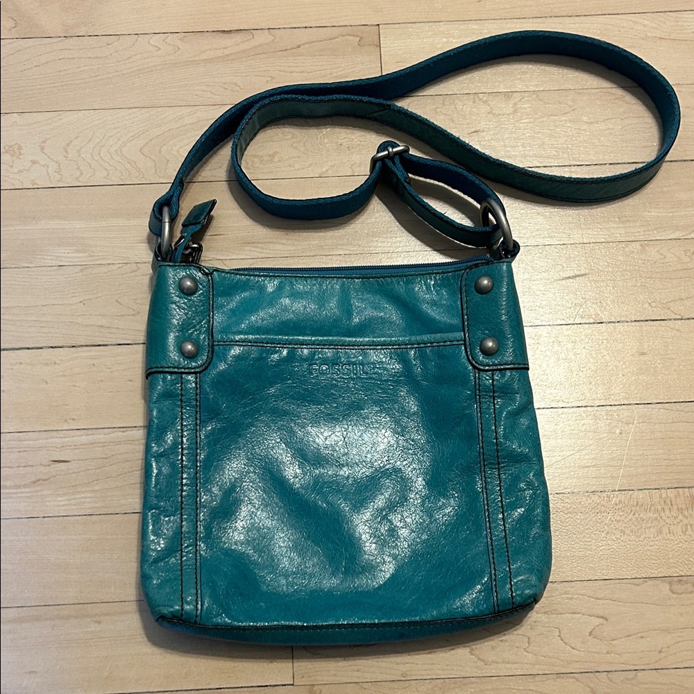 Fossil Leather Crossbody Bag